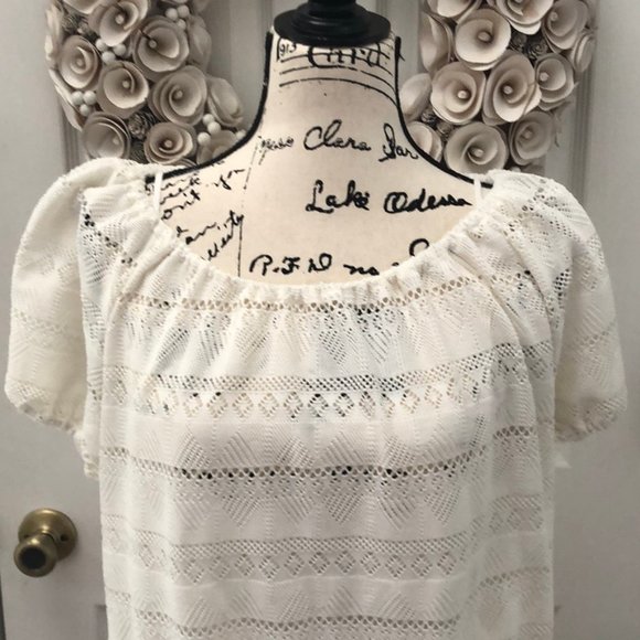 DONATED -2 piece cream Maria Gabrielle blouse - Picture 2 of 6